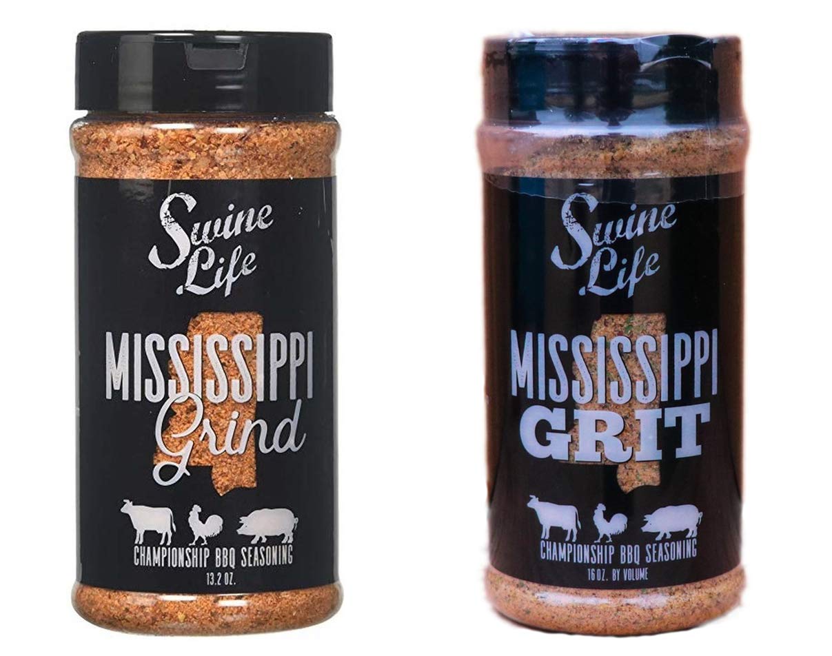 Swine Life Mississippi Grind Mississippi Grit Barbecue Rub Seasoning 2 Pack