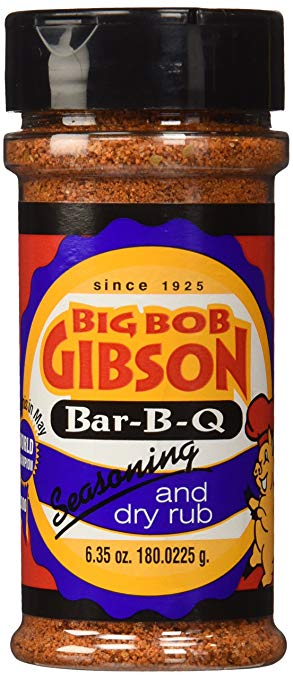 Big Bob Gibson Bar-B-Q Seasoning and Dry Rub