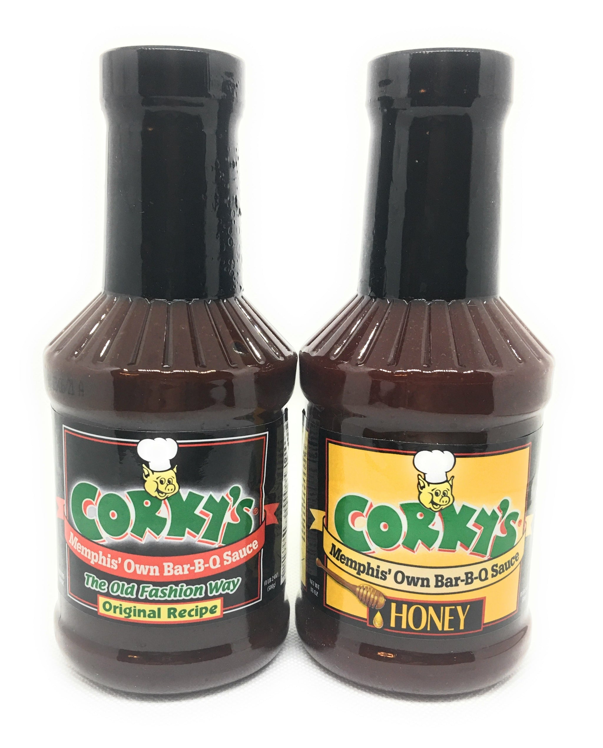 Corky's Original & Honey BBQ Sauce Combo Set