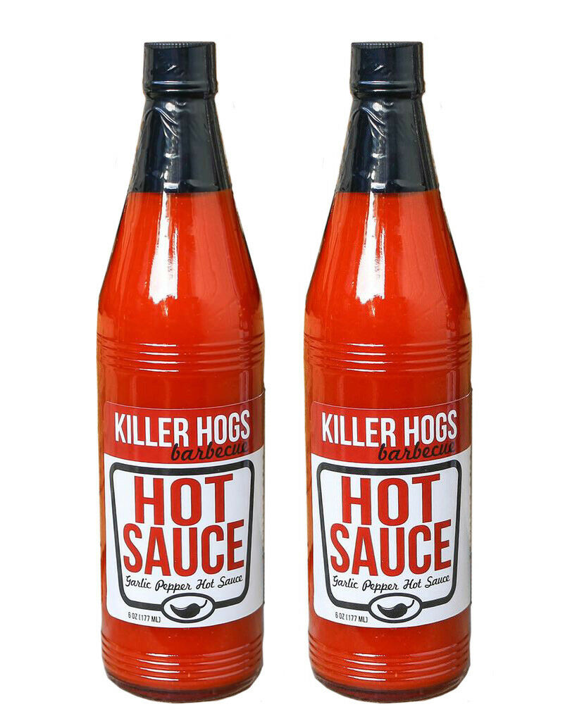 Killer Hogs Malcom Reed How to BBQ Right HOT Sauce 6 oz (2 Pack)